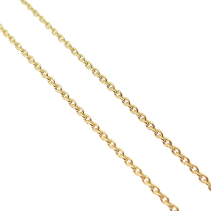 925 Sterling Silver Gold Plated Italy Cable Chain Necklace 15-16"