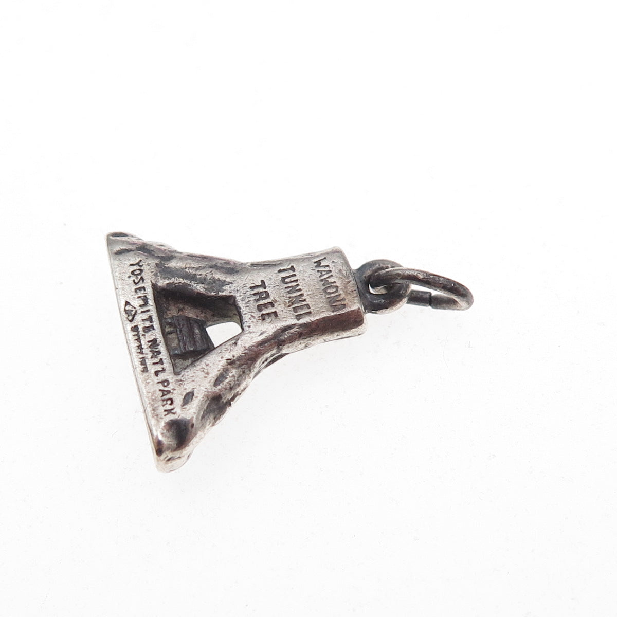 Bates & Klinke 925 Sterling Silver Vintage Wawona Tunnel Tree 3D Charm Pendant