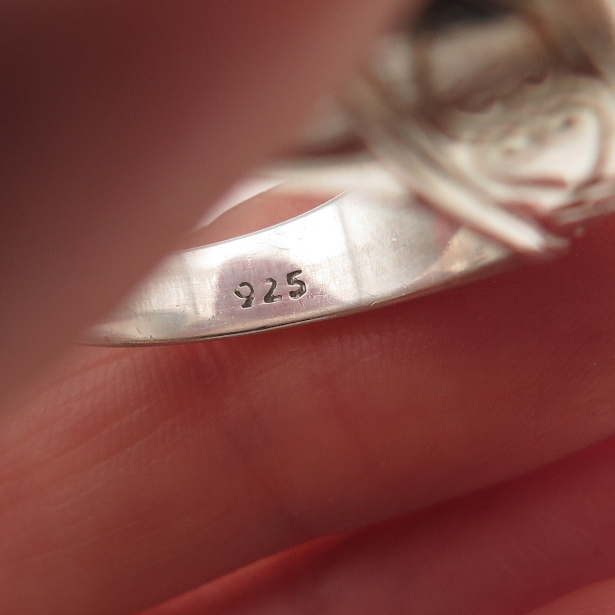 Brighton 925 Sterling Silver 2-Tone Vintage Infinity Heart Ring Size 8