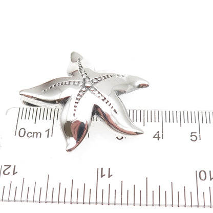 JCM Jacmel Mauritius 925 Sterling Silver Vintage Starfish Slide Charm Pendant