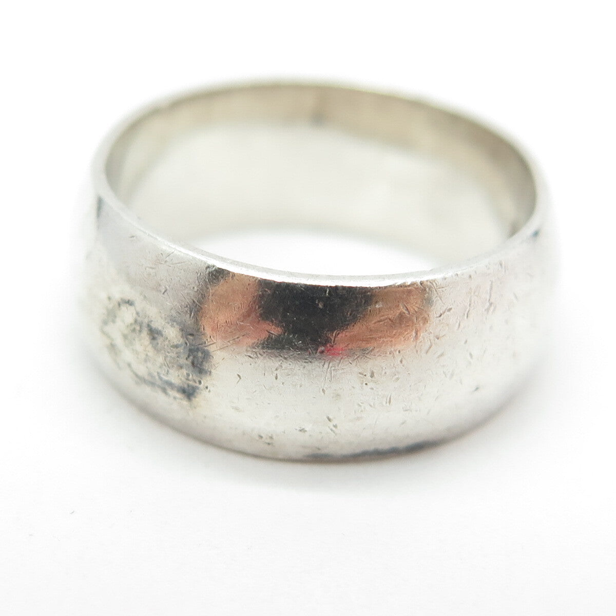 925 Sterling Silver Vintage Classic Band Ring Size 7.75