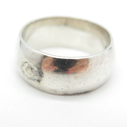 925 Sterling Silver Vintage Classic Band Ring Size 7.75