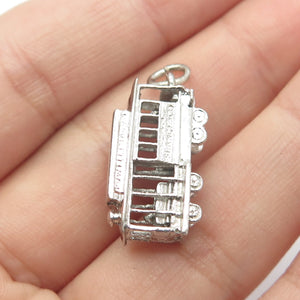 925 Sterling Silver Vintage San Francisco Bus Pendant