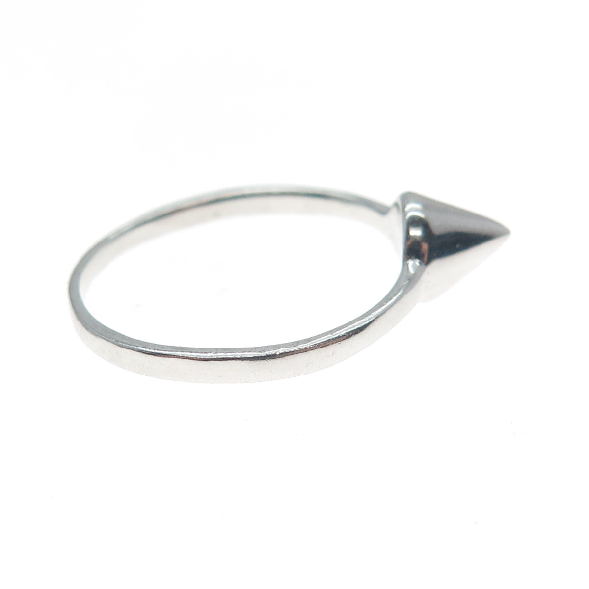 925 Sterling Silver Cone / Arrowhead Ring Size 6.5