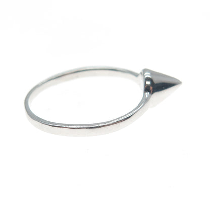925 Sterling Silver Cone / Arrowhead Ring Size 6.5