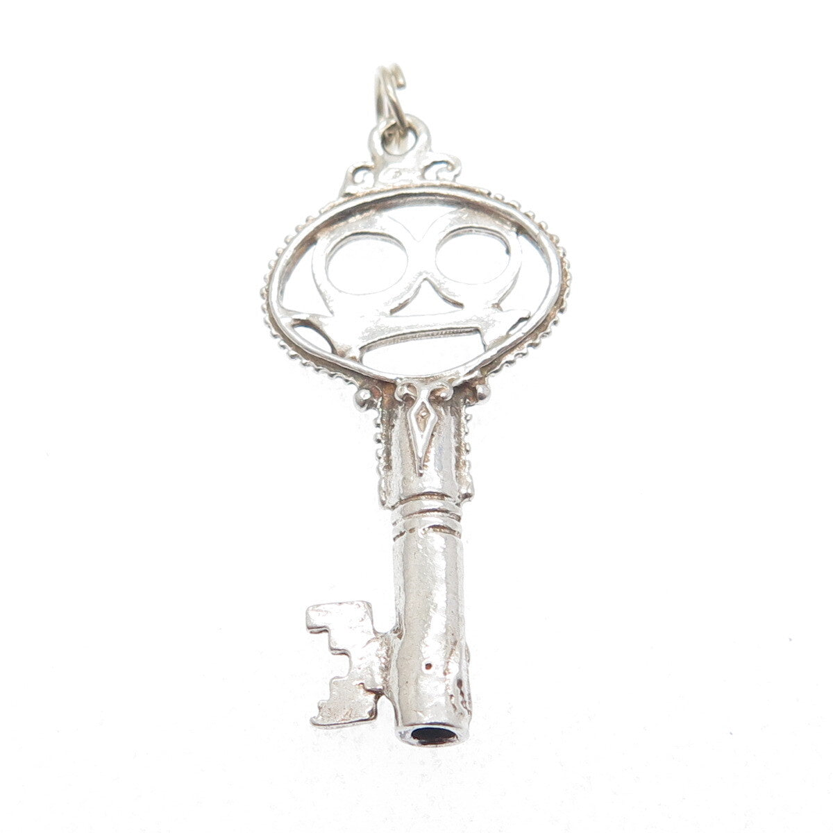 925 Sterling Silver Vintage Key to Heaven Charm Pendant