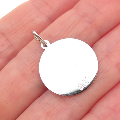 JAY POSON 925 Sterling Silver Vintage Thursday's Child Charm Pendant