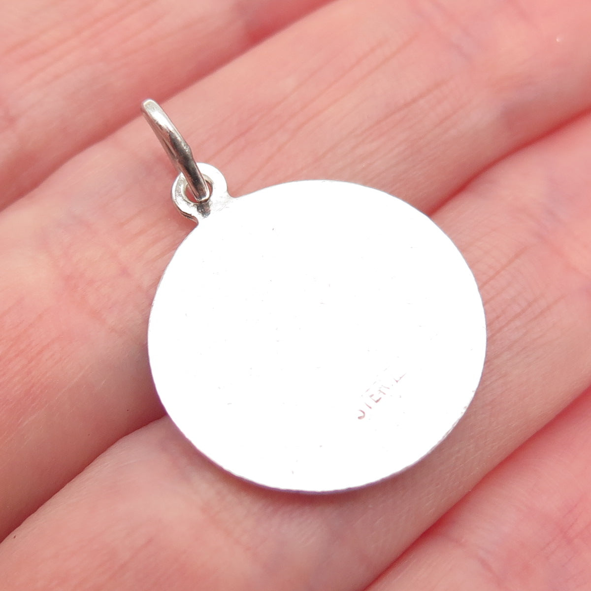 925 Sterling Silver Vintage Virgo Zodiac Sign Mini Charm Pendant