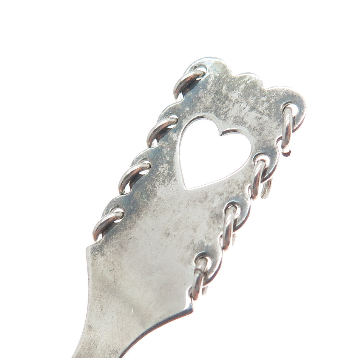 925 Sterling Silver Vintage 1973 LFA Sweden Baby Spoon Pin Brooch