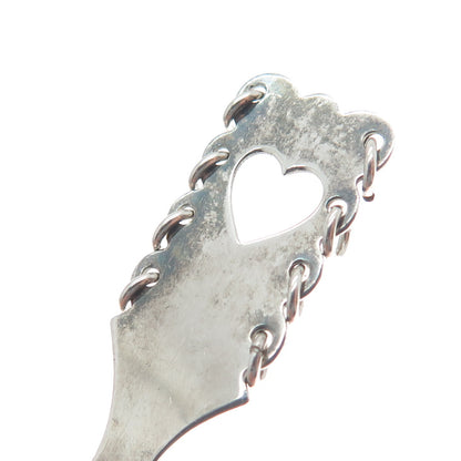 925 Sterling Silver Vintage 1973 LFA Sweden Baby Spoon Pin Brooch