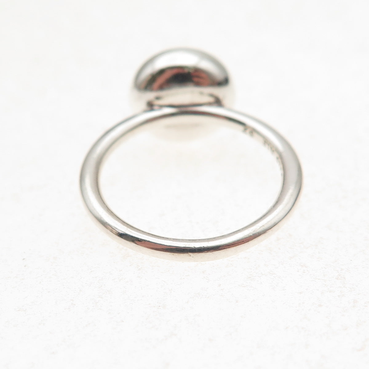 Pandora 925 Sterling Silver Clear Crystal Poetic Droplet Ring Size 6