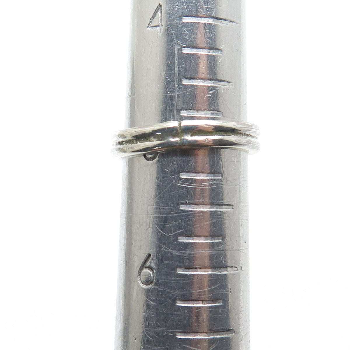 925 Sterling Silver Vintage Mexico Mariner Love Knot Ring Size 5
