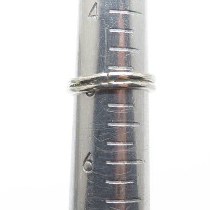 925 Sterling Silver Vintage Mexico Mariner Love Knot Ring Size 5