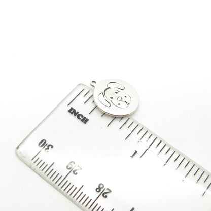 925 Sterling Silver USA Two In Town Dog Charm Pendant