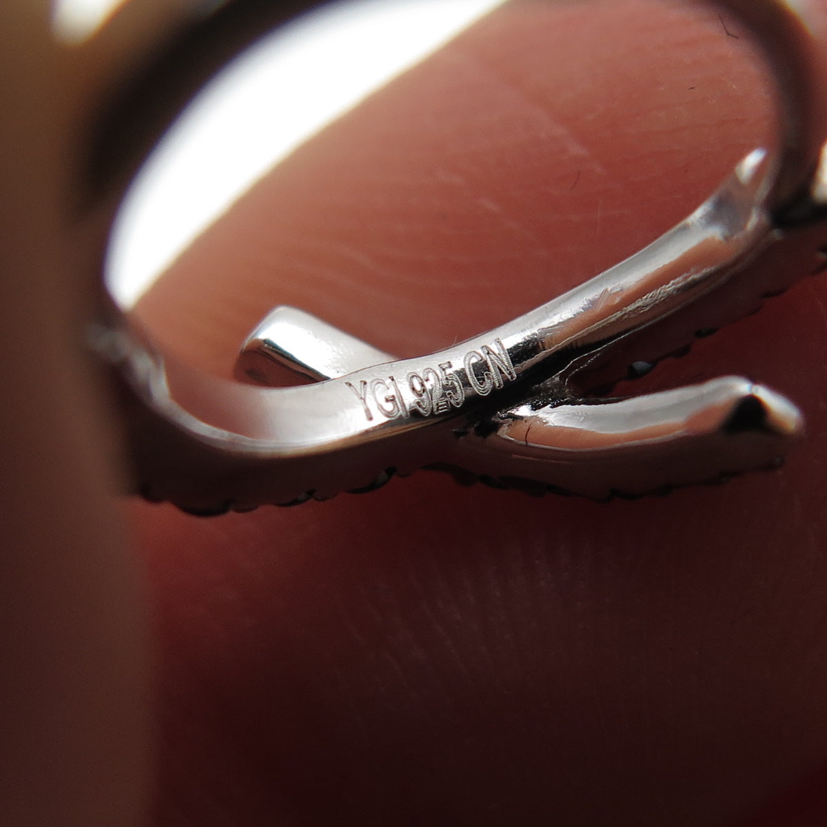 925 Sterling Silver Round-Cut Black C Z Crisscross Hoop Earrings