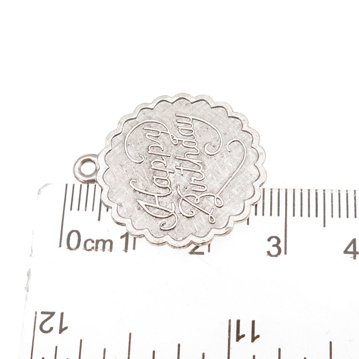 Lamode 925 Sterling Silver Vintage Happy Birthday Charm Pendant