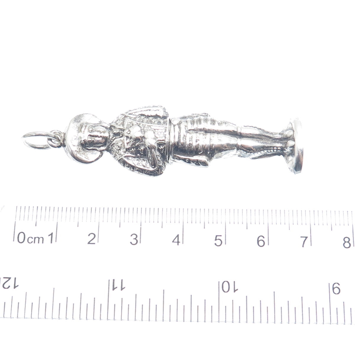 925 Sterling Silver Vintage REO Cavalier Needle Holder Pendant