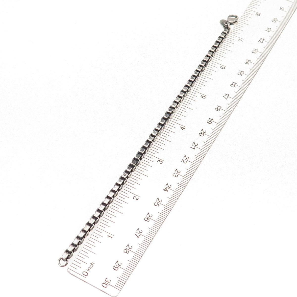 Tiffany & Co. 925 Sterling Silver Vintage Venetian Link Bracelet 7.25"