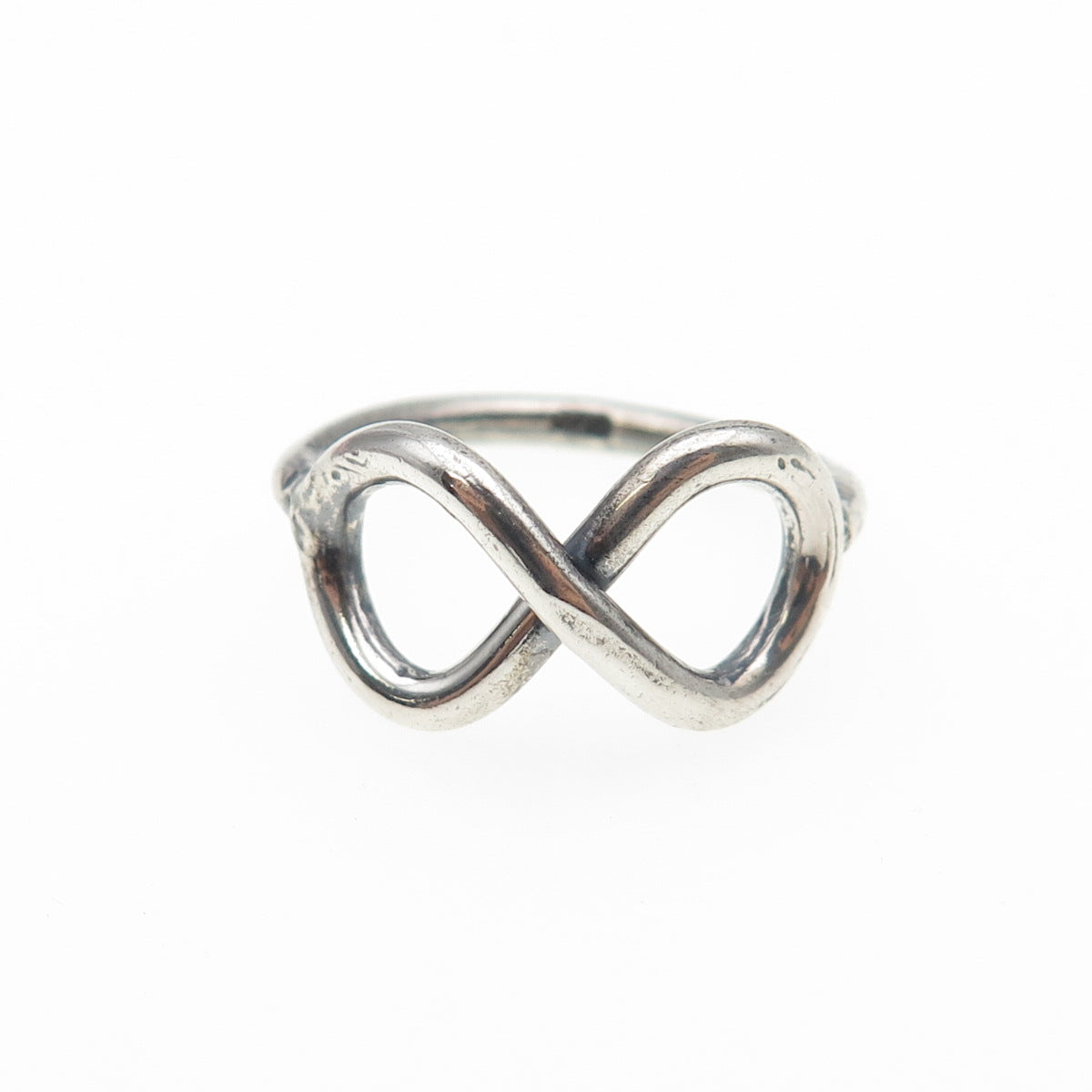 925 Sterling Silver Vintage Infinity Ring Size 5.75