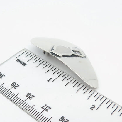 925 Sterling Silver Vintage Jug Pin Brooch