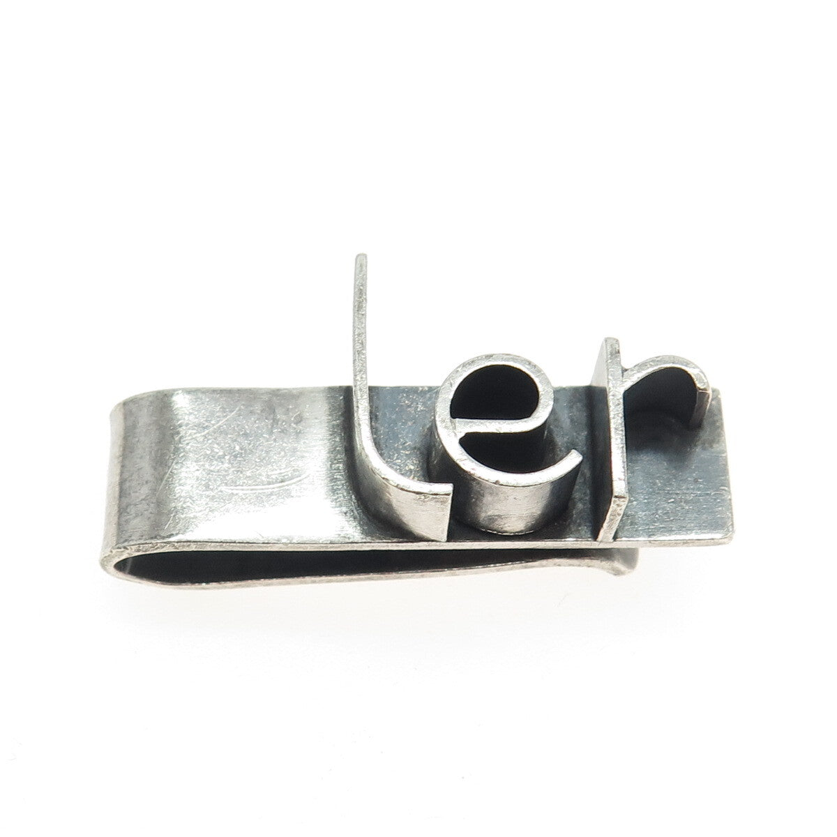 TENDLER 925 Sterling Silver Vintage Modernist Tie Clip