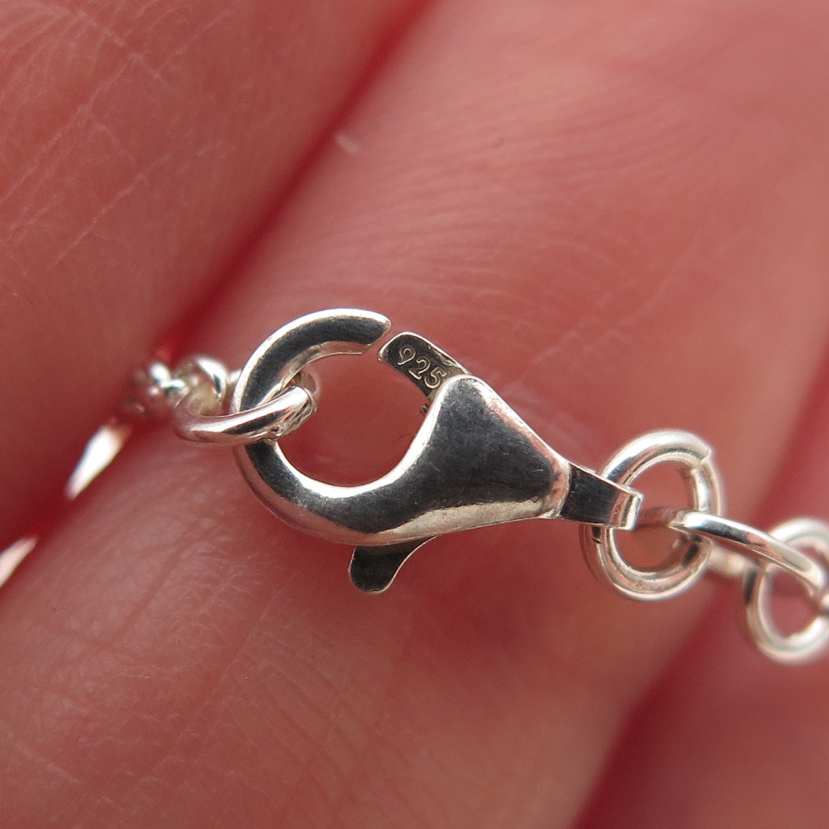 Han 925 Sterling Silver Rolo Chain Necklace 18"