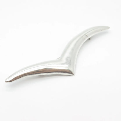 925 Sterling Silver Vintage Mexico Check Mark Pin Brooch