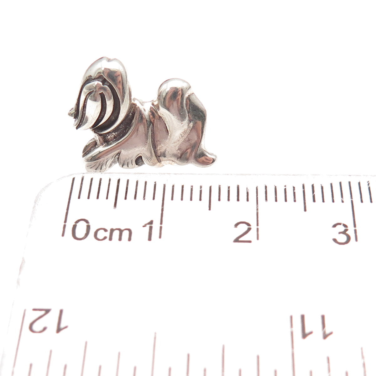 John Hardy 925 Sterling Silver Vintage 2006 Year of the Dog Tie Tack / Lapel Pin