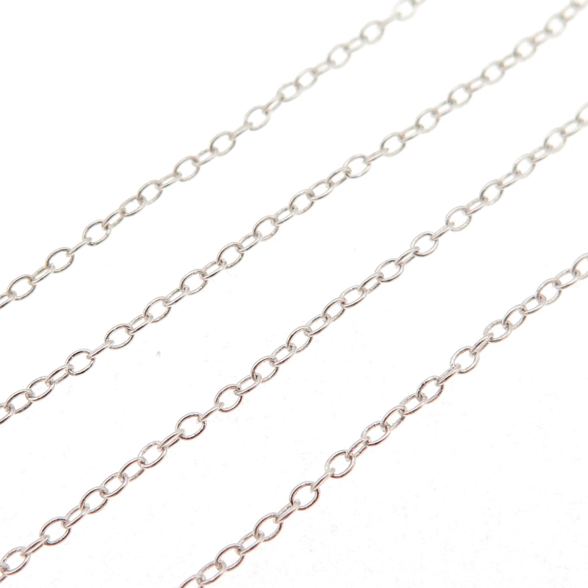 925 Sterling Silver Cable Chain Necklace 18"