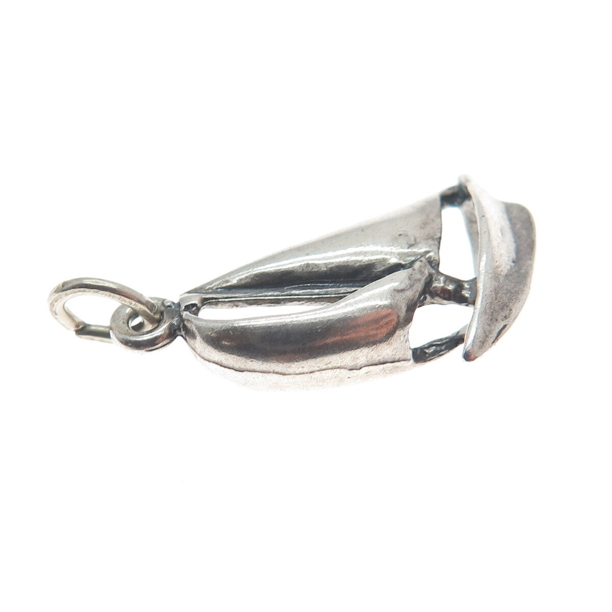 MAISELS INDIAN TRADING 925 Sterling Silver Vintage Sailing Ship Oxidized Pendant
