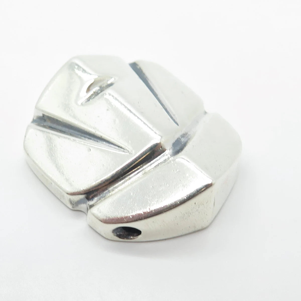 925 Sterling Silver Vintage Abstract Pendant