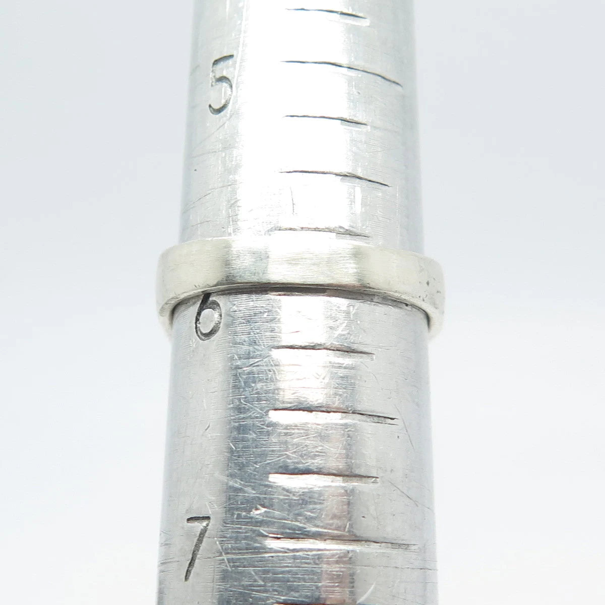 925 Sterling Silver Vintage Knot Modernist Ring Size 6