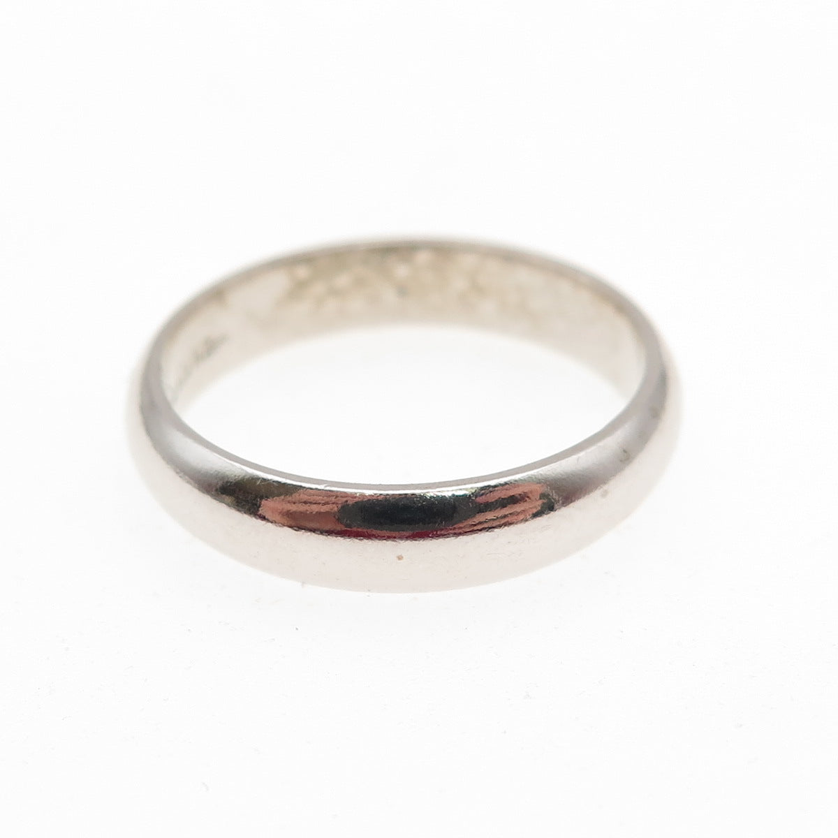 925 Sterling Silver Vintage Classic Wedding Band Ring Size 7.25