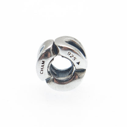 CHAMILIA 925 Sterling Silver Letter O Initial Bead Charm