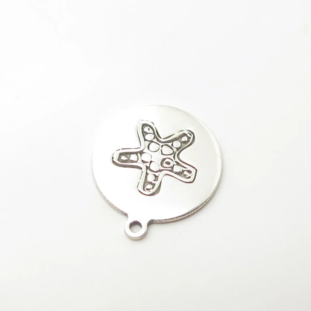 925 Sterling Silver USA Two In Town Starfish Charm Pendant