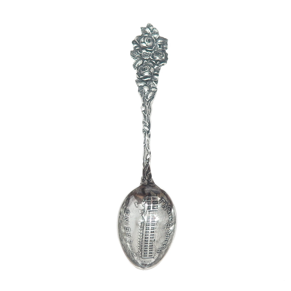 PAYE & BAKER 925 Sterling Silver Antique Casino Asbury Park NJ Coffee Spoon