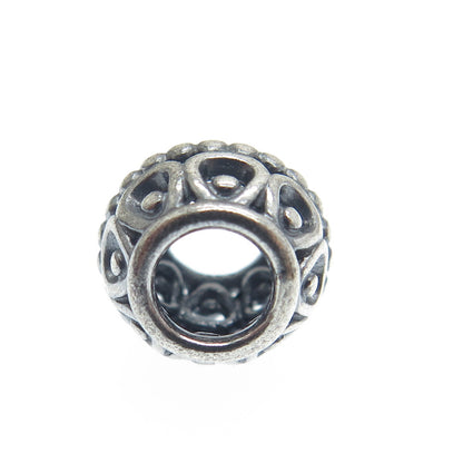 PANDORA 925 Sterling Silver A Clouds Silver Lining Cage Bead Charm