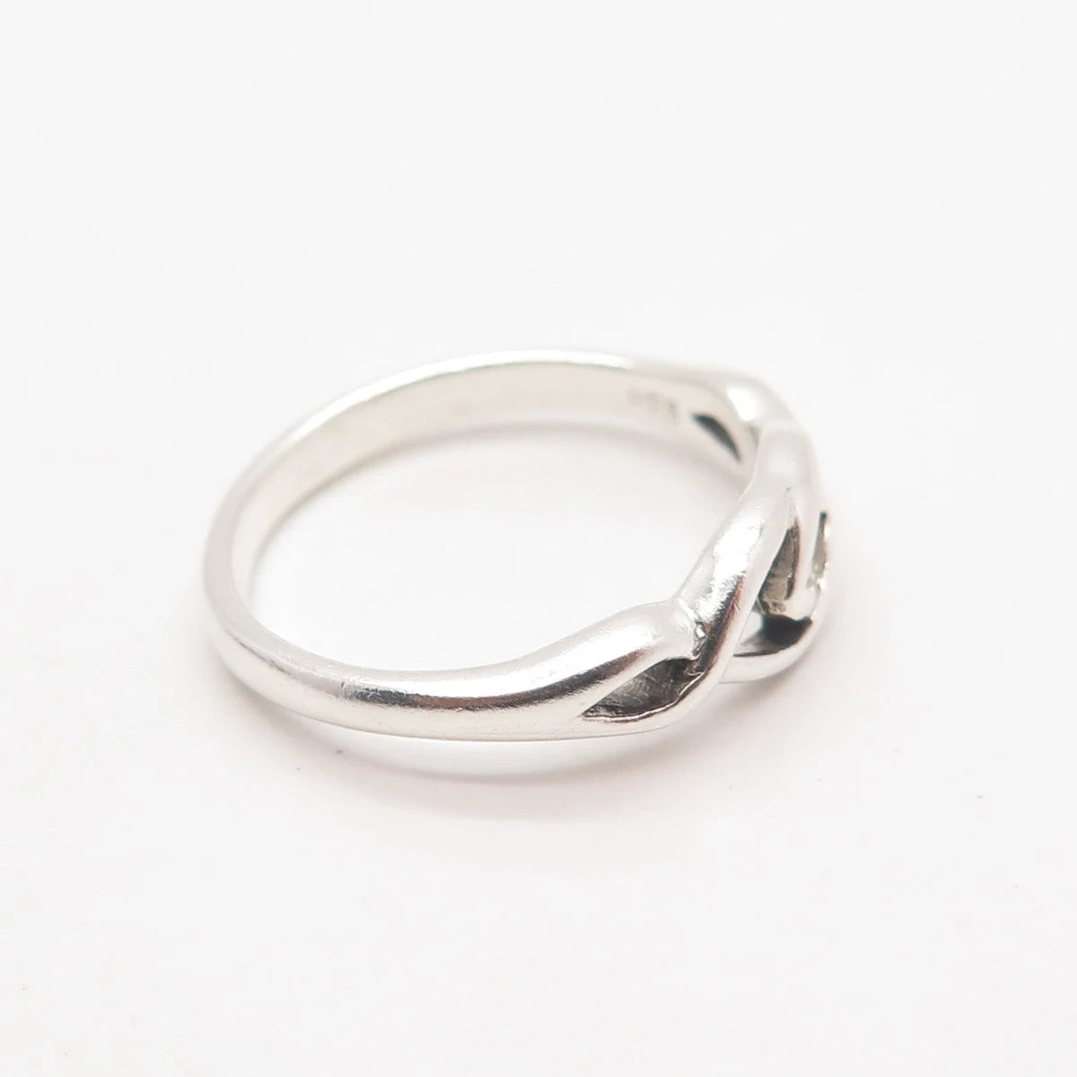 925 Sterling Silver Vintage Celtic Ring Size 7.75