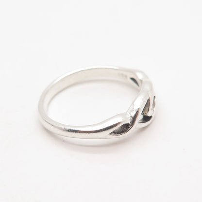 925 Sterling Silver Vintage Celtic Ring Size 7.75