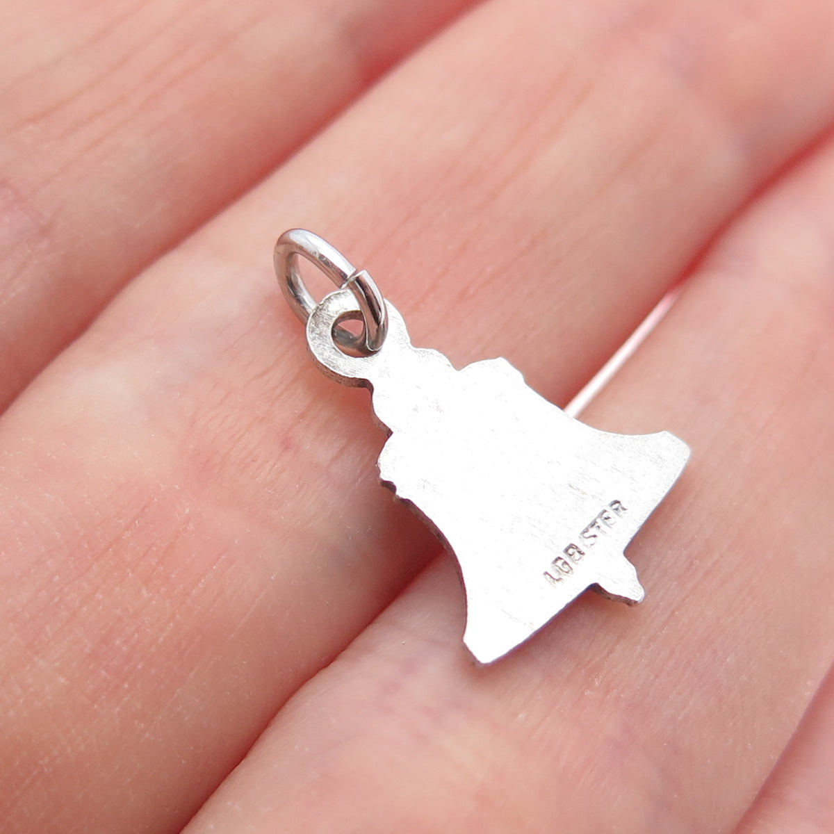 LGB BALFOUR Sterling Vintage Bell Telephone 1 Year Attendance Award Mini Pendant