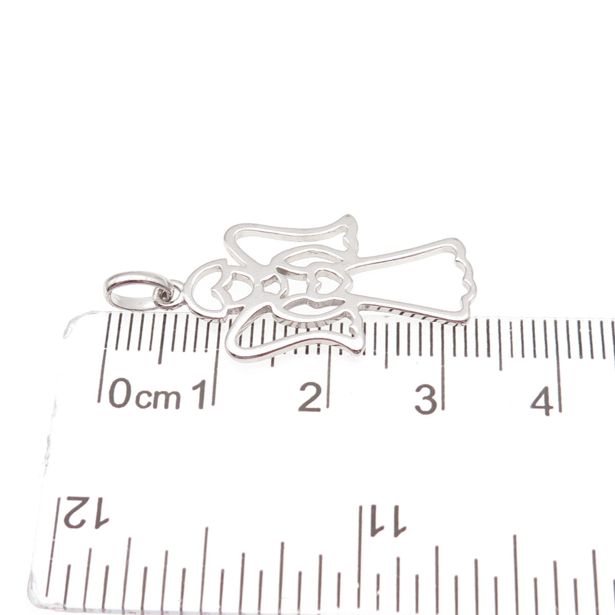 925 Sterling Silver Guardian Angel Charm Pendant