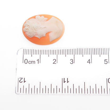 Antique Victorian Real Carved Mother-of-Pearl Lady Cameo