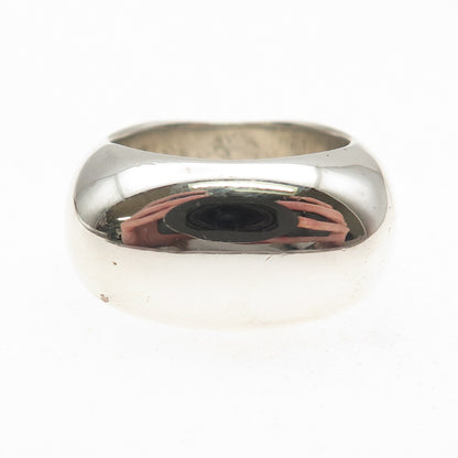 Rage 925 Sterling Silver Vintage Modernist Oxidized Ring Size 7
