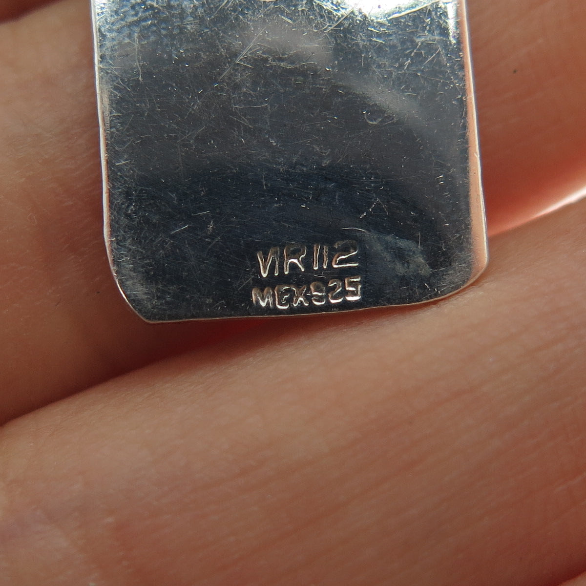 925 Sterling Silver Vintage Mexico Mayan Calendar Mini Charm Pendant