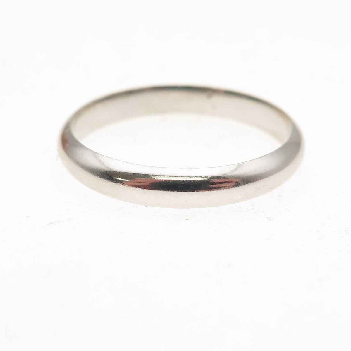 925 Sterling Silver Vintage Classic Wedding Band Ring Size 9