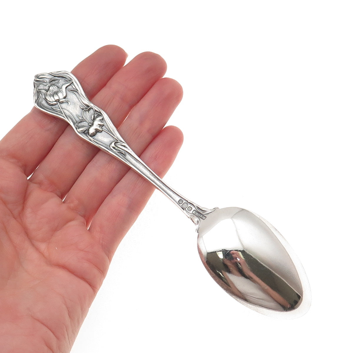 Watson 925 Sterling Silver Antique Art Deco Salt Lake City Temple Coffee Spoon