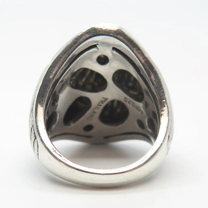 925 Sterling Silver Vintage Chapal-Zenray Inc. Modernist Ring Size 6