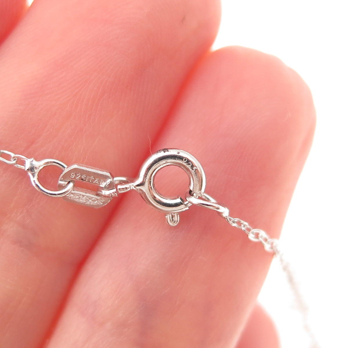 Chuck Clemency 925 Sterling Silver Real Tanzanite Cable Chain Necklace 20"