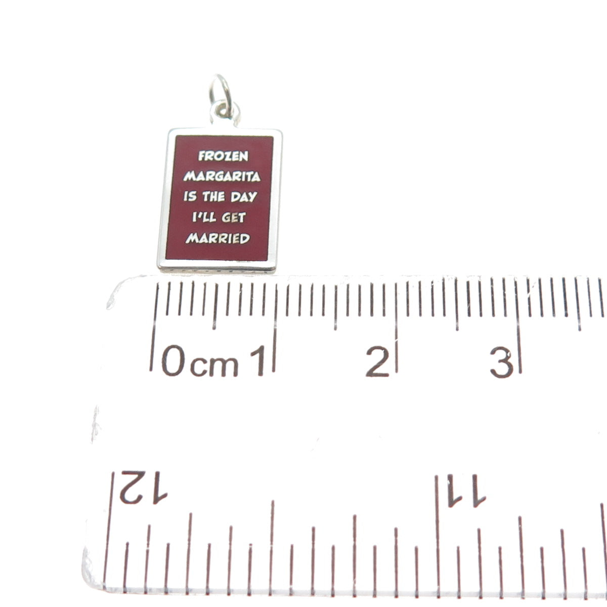 925 Sterling Enamel Frozen Margarita Is The Day I'll Get Married Mini Pendant