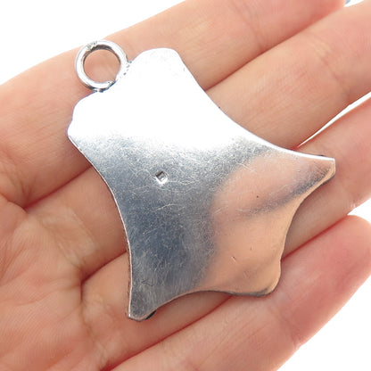 800 Silver Vintage Egypt Allah Muslim Religious Oxidized Pendant